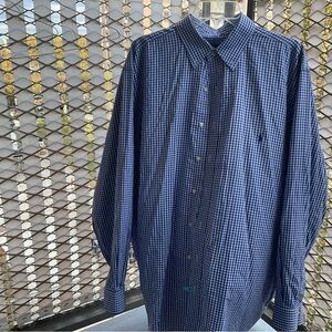 Ralph Lauren Blue Checkered Shirt